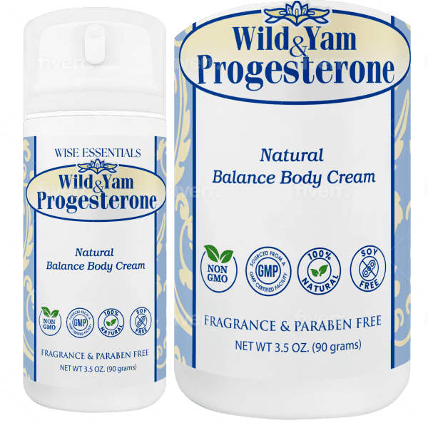 Bioidentical Progesterone and Wild Yam Balance Cream 3 oz - 92223 PUMP 2 2500x2500pixel copy